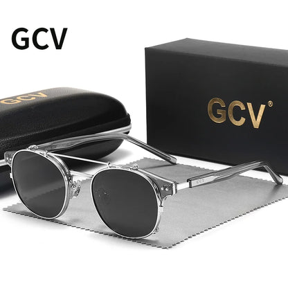 GCV Steampunk Dual-Lens Sunglasses – Polarized Gothic Retro Shades
